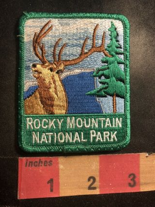 Vintage Buck Deer Rocky Mountain National Park Colorado Patch 99j2