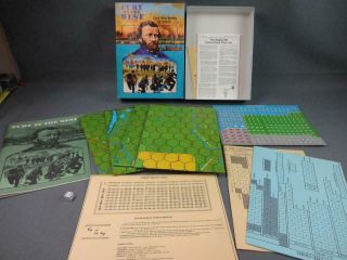 Vintage Avalon Hill Bookcase Game Fury In The West Civil War Board Unpunched Nm