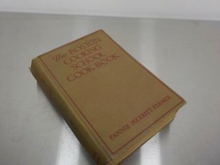 Vintage The Boston Cooking School Cook Book Fannie Farmer 1936 Early Edition
