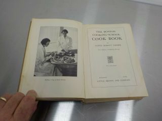Vintage The Boston Cooking School Cook Book Fannie Farmer 1936 Early Edition 2