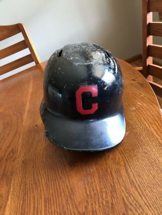Casey Kotchman Game Issued Batting Helmet,  Cleveland Indians 2