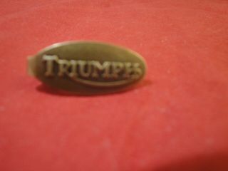 Triumph Motorcycle Brass Pin Or Clip