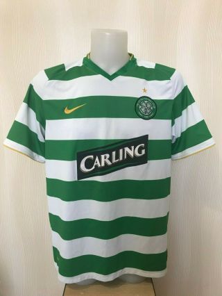 Fc Celtic 2008/2009/2010 Home Sz Xl Nike Football Shirt Jersey Soccer Maillot