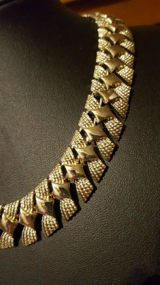 vintage Gold tone Coro necklace 2