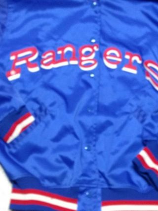 Vintage Circa 1972 Texas Rangers Warm - Up Jacket Size 42.  Possibly Game.