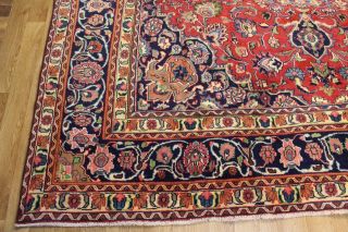 Old Hand Made Traditional Persian Rug Oriental Wool Red Large Carpet 395x300 cm 3