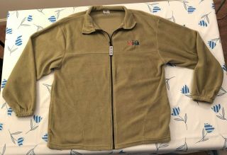 Men ' s Official US OLYMPIC COMMITTEE Warm - up Jacket Size XL 