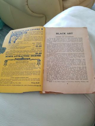 The magical science of black arts containing electrical psychology,  witchcraft, 3