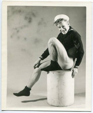 Vintage Dw 4x5 Kris Of Chicago Chuck Renslow Handsome Sailor Model Bob Jackson