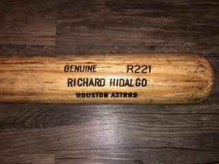 Richard Hidalgo Louisville Slugger Game Bat Houston Astros