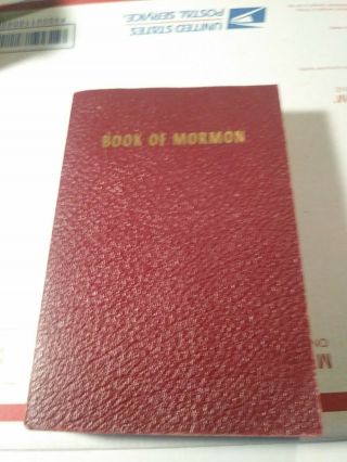 The Book Of Mormon 1955 - Authorized Edition Second Printing - Vg