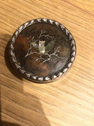 Victorian Unusual Silver Sterling Snuff Box - Incredible Details.