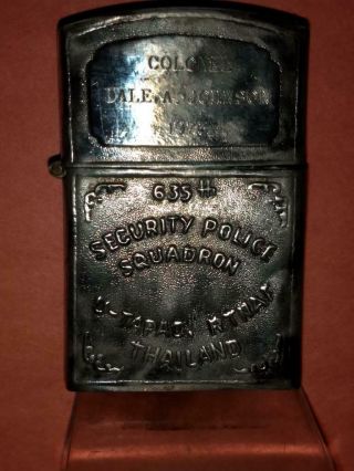 1960s Vietnam War Military Colonel’s Lighter – Security Police Squadron,  Thailand