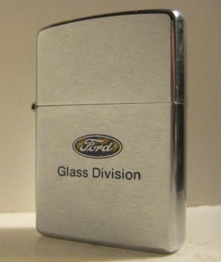 1976 Advertising Zippo Ford Motor Co.  Glass Division Fomoco