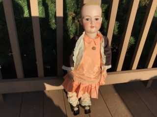 Armand Marseille 26” Germany Bisque Head Doll Composition Body Fully Clothed