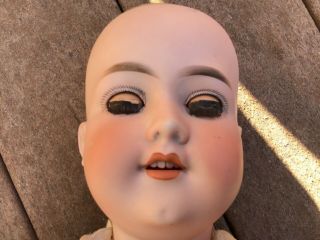 ARMAND MARSEILLE 26” GERMANY BISQUE HEAD DOLL COMPOSITION BODY FULLY CLOTHED 3