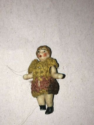Sad Antique All Bisque Carl Horn Doll