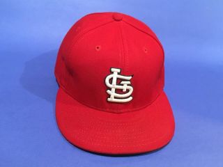 Siegrist Size 7 1/2 2015 Cardinals Red Game Hat Cap Mlb Hologram