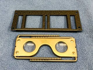 Vintage German,  Carl Zeiss Aerotopo Standing 3D Stereoscopic Viewer with Slides 3
