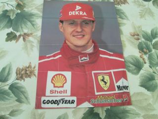 Michael Schumacher Poster Color 16 By 11