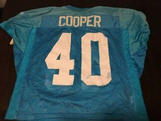 Carolina Panthers Jarrod Cooper Practice Worn Jersey Authentic
