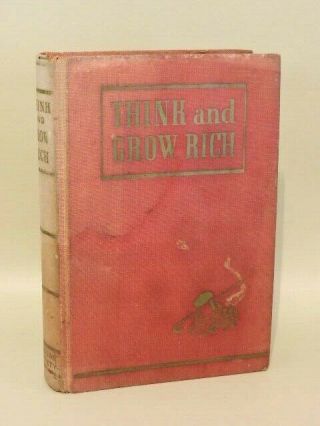 " Think And Grow Rich " 1957 Edition By: Napoleon Hill Hardcover Ralston Pub.