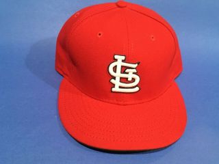 Jaime Garcia Size 7 1/2 2015 Cardinals Red Game Issued Hat Cap Mlb Hologram