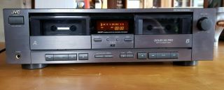 Vintage Jvc Td - W205 Stereo Double Cassette Deck,  &