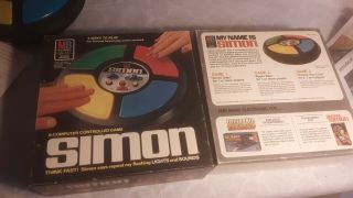 Vintage 1986 Simon Says Battery Operated Electronic Game 4850 Complete 2