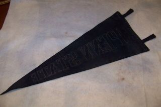 Vintage Penn State College Football Pennant Sewn Letters Old University 3