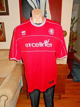 Authentic Classic Middlesbrough Fc Football Home Shirt Xl Vintage (2001 - 02)