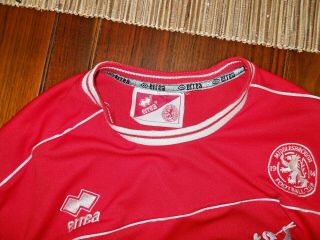 Authentic Classic MIDDLESBROUGH FC FOOTBALL HOME Shirt XL VINTAGE (2001 - 02) 2