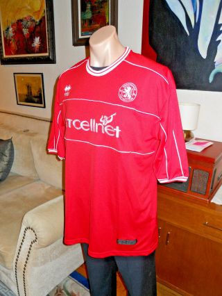 Authentic Classic MIDDLESBROUGH FC FOOTBALL HOME Shirt XL VINTAGE (2001 - 02) 3