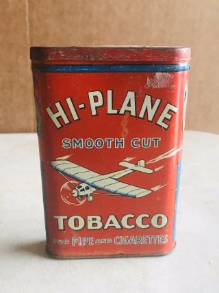 Hi - Plane Single Engine Descending Plane Pocket Tobacco Tin