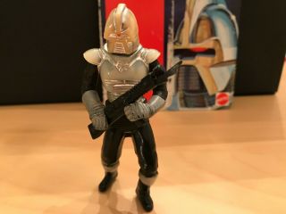 Vintage Battlestar Galactica Cylon Figure - Complete With Rifle and Card 3