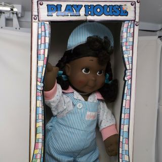 Vintage Kid Sister Playskool My Buddy African American Girl Doll 21 "