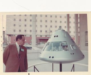 Dc1 Vintage Photo 3x5 - Nasa Space Program Jan.  1969 Command Module
