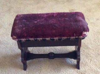 Antique Bench With Compartment Under Seat.