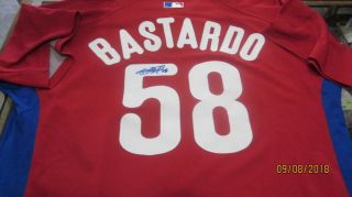 Antonio Bastardo Philadelphia Phillies 2014 Signed Authentic Bp Game Jersey