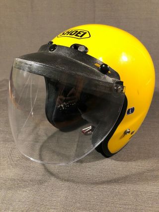 Shoei 2002 Motorcycle Helmet Size Large Bubble Face Shield “goldwing”