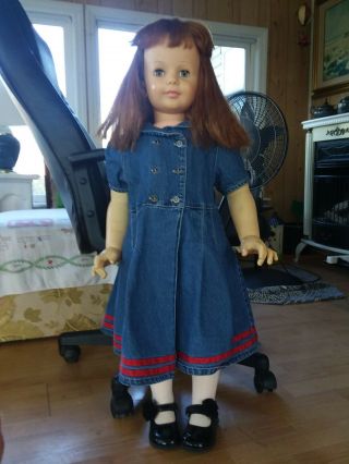 Vintage Ideal Doll Patti Playpal Play Pal 1960s Marked Ideal G - 35 Brunette