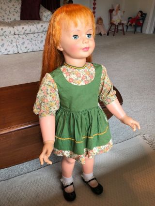 Vintage Patti Playpal By Ideal G - 35 Carrot Top Red Hair