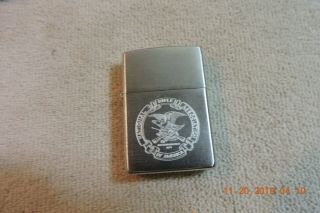 Vintage Zippo Lighter Nra National Rifle Association Of America