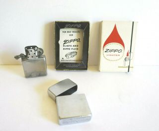 Vintage 1953 Zippo Lighter w/Box Pat 2517191 3