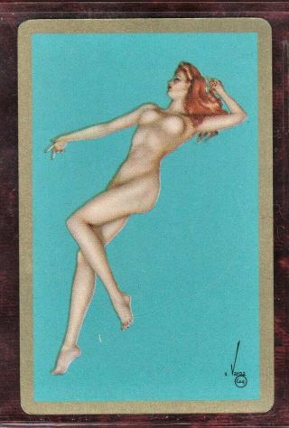 Alberto Vargas Vintage Pin - Up Playing Card Deck Esquire Inc 1941 Sexy