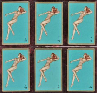 ALBERTO VARGAS Vintage Pin - Up Playing Card Deck Esquire Inc 1941 Sexy 2