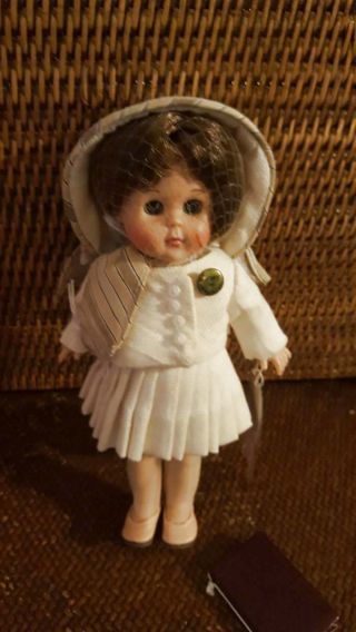 Vintage Ginny Doll Ginny For President Book Brush Box