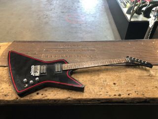 Vintage 1980’s Harmony Electric Guitar Red And Black