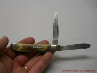 Vintage 2 Bladed Buck 382 Folding Pocket Knife