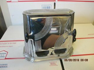 O171) Vtg Antique Art Deco Son Chief Turnover Series 680 Toaster &